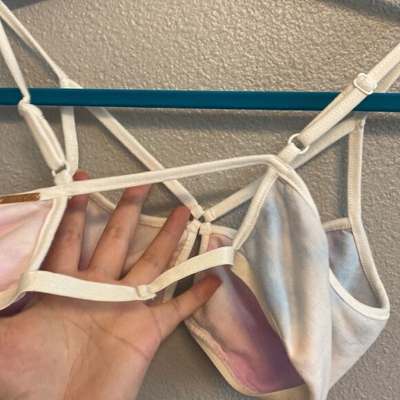 Strappy tie dye bralette- Size Large - Picture 4 of 7